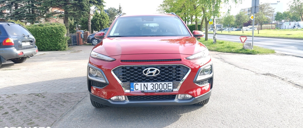 Hyundai Kona cena 78000 przebieg: 34000, rok produkcji 2020 z Inowrocław małe 326